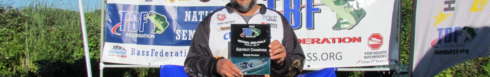 D9 Tony Hatten boater division champion